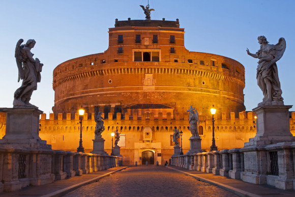 Rome razgledavanje posjetite Castel santangelo