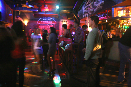 Vita notturna di Tenerife Casablanca Disco Pub Los Cristianos San Telmo
