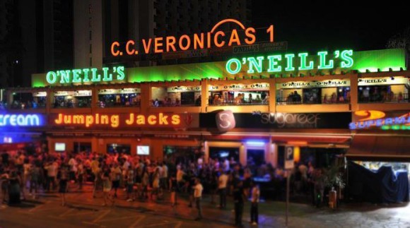 Tenerife nightlife O'Neill's Bar Las Americas Las Veronicas
