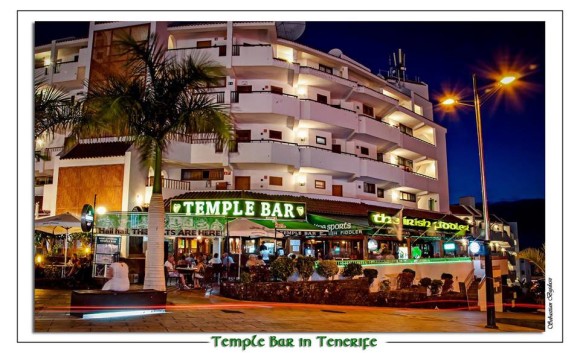 Tenerife natteliv irske spillemand og Temple Bar