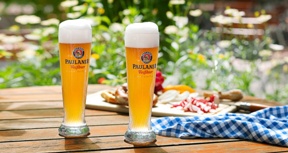 a melhor cerveja na cervejaria Paulaner de Munique Weissebier