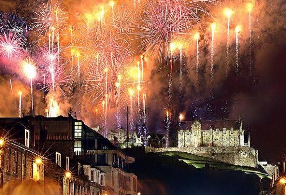 De bedste byer hvor fejrer nytår Edinburgh