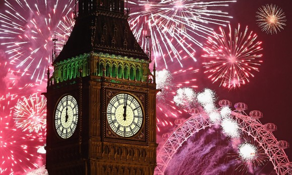 De bedste byer at fejre nytårsaften London