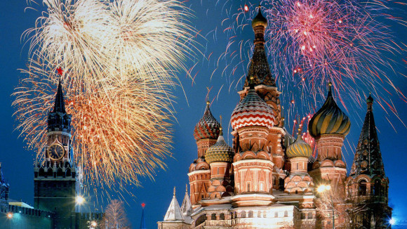 The best cities where new year's Eve Moscow