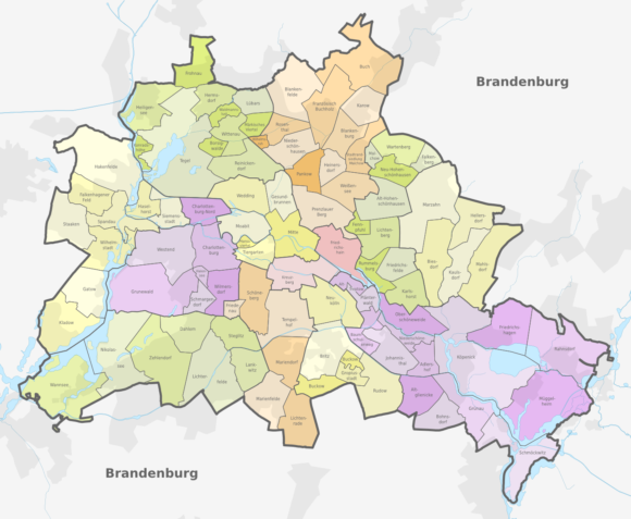 distrikter i Berlin distrikter