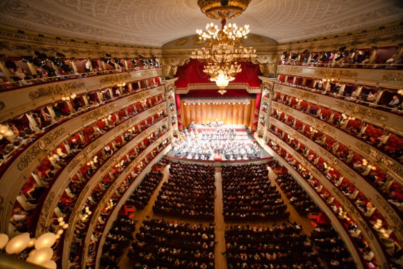 natteliv Milanos Teatro alla Scala