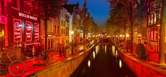 Nachtleben Amsterdam bei Nacht