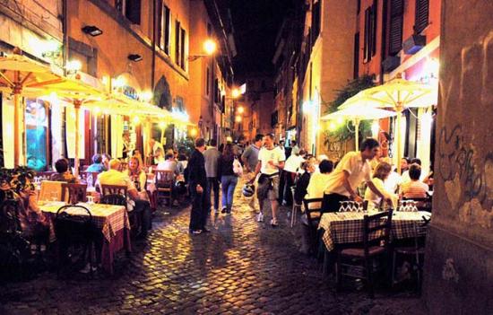 nattliv Rome-trastevere