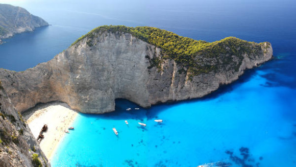 młodzieżowe miejsca na lato 2015 Grecja Zakynthos plaża wrak
