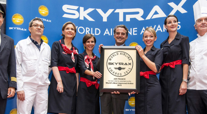 The world ranking of the best airlines: Skytrax World Airline Awards 2015