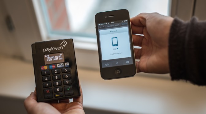 Payleven digital mobil POS til smartphones og tablets til at modtage betalinger