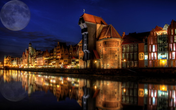 vida nocturna Gdansk Gdansk por la noche