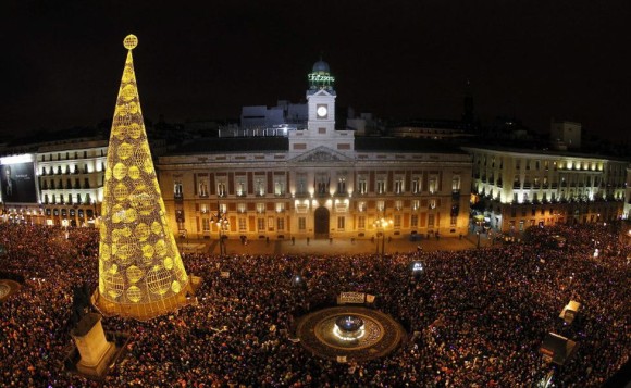 De bästa städerna för att fira nyårsafton Madrid
