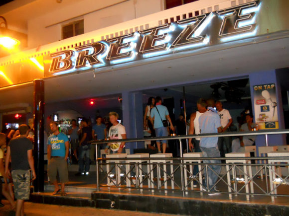 nightlife Rhodes Faliraki Breeze Bar