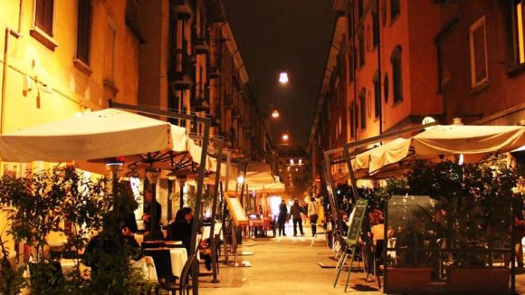 nattliv Milano Brera-distriktet