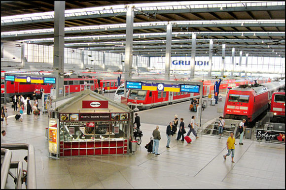 Munich connections city center airport central station Munich Hauptbahnhof