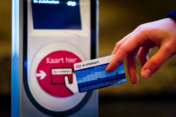how to get there Amsterdam airport transport links OV-Chipkaart