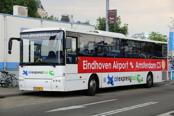 how to get there Amsterdam Eindhoven airport connections Amsterdam shuttle AirExpressBus