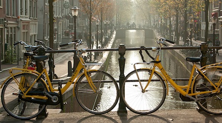 how to get around in Amsterdam transport bike rental Yellow Bike Amsterdam