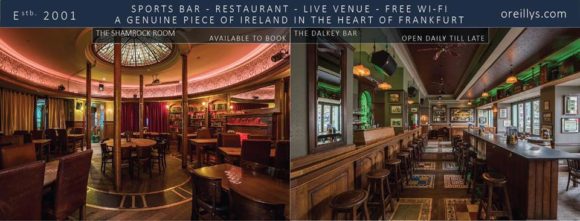 Vita notturna Francoforte O’Reilly Irish Pub