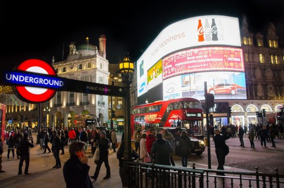Vida nocturna Londres Piccadilly Circus