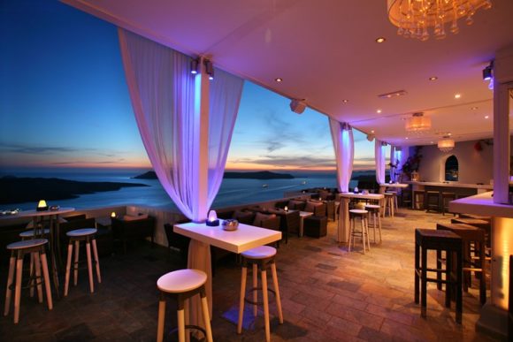 Nightlife Santorini Crystal Cocktail Bar Thira
