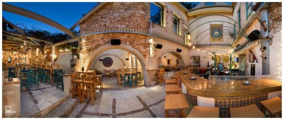 Vida Noturna Creta Sinagogas Open Air Bar Chania