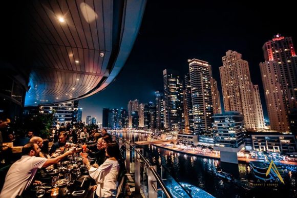 Nachtleven Dubai Azië Azië