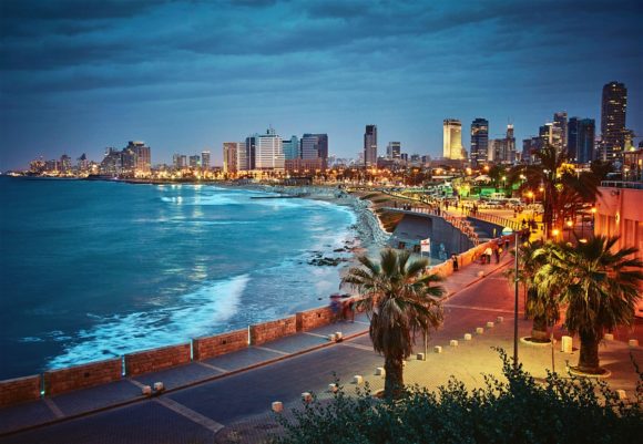 Nachtleven &#39;s nachts Tel Aviv