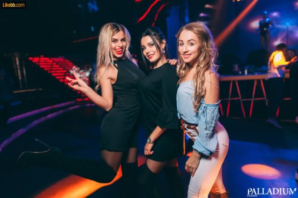 Nattliv Odessa Palladium Night Club ukrainska tjejer