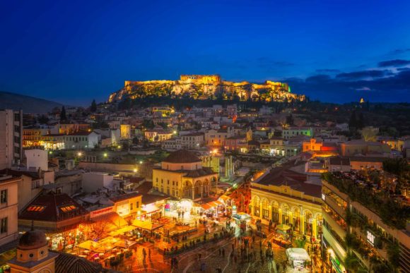 Życie nocne w Atenach