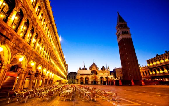 Nattliv Venedig Piazza San Marco