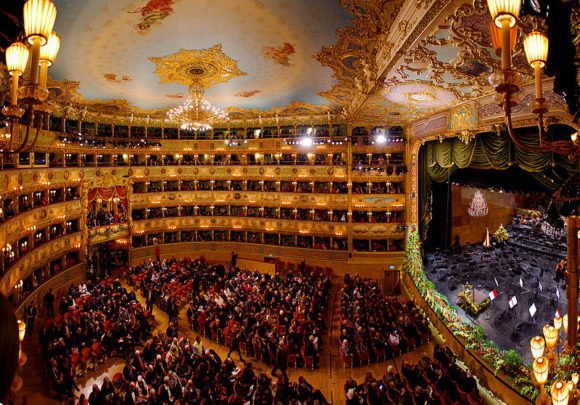 Natteliv Venedig Teatro La Fenice