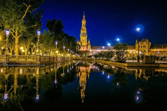 Vida nocturna Sevilla de noche