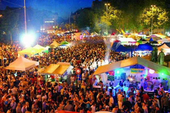 Natteliv Zürich Caliente latinamerikansk festival