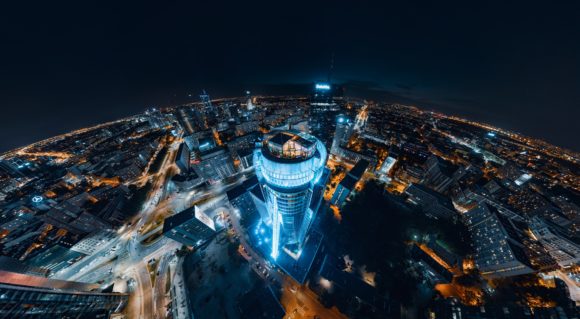 Nattliv Warszawa Utsikten