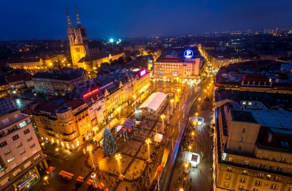 Vida nocturna Zagreb Trg Josipa Jelacica