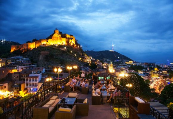 Natteliv Tbilisi Tiflis Veranda Lounge &amp; Bar