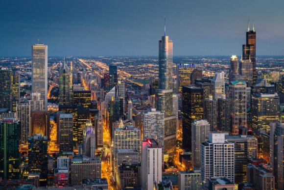 Chicago à noite