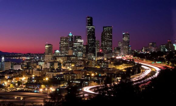 Seattle by night