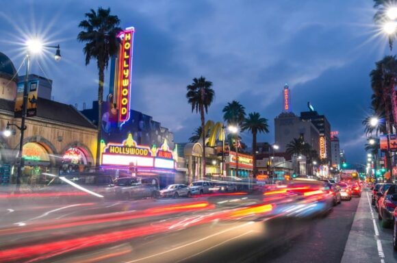 Éjszakai élet Los Angeles Hollywood
