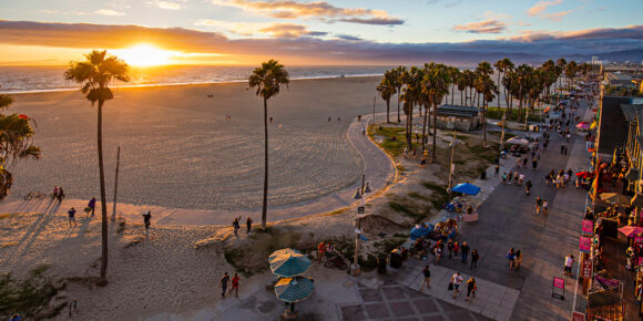 Éjszakai élet Los Angeles Venice Beach