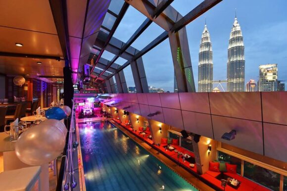 Nachtleven Kuala Lumpur Sky Lounge en Bar