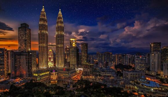 Vida noturna Kuala Lumpur à noite