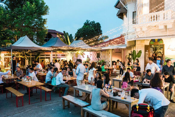 Nachtleben Singapur Kult Café