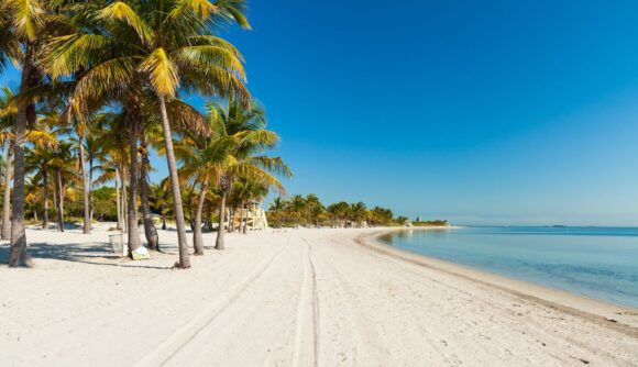 De mooiste stranden van Miami Key Biscayne Beach