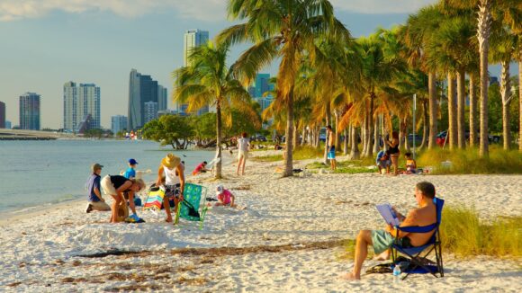Vackraste stränderna i Miami Virginia Key Beach Park