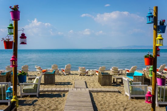 Most beautiful beaches of Thessaloniki Peraia Beach