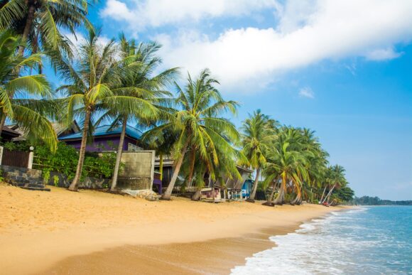 Most beautiful beaches of Koh Samui Maenam Beach