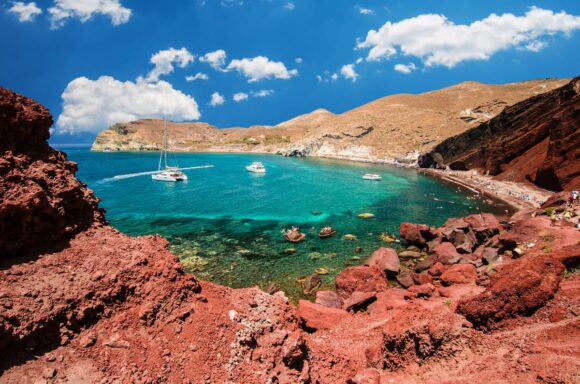 Most beautiful beaches of Santorini